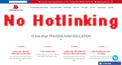 Desktop Screenshot of hoctiengphap.com