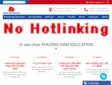 Tablet Screenshot of hoctiengphap.com